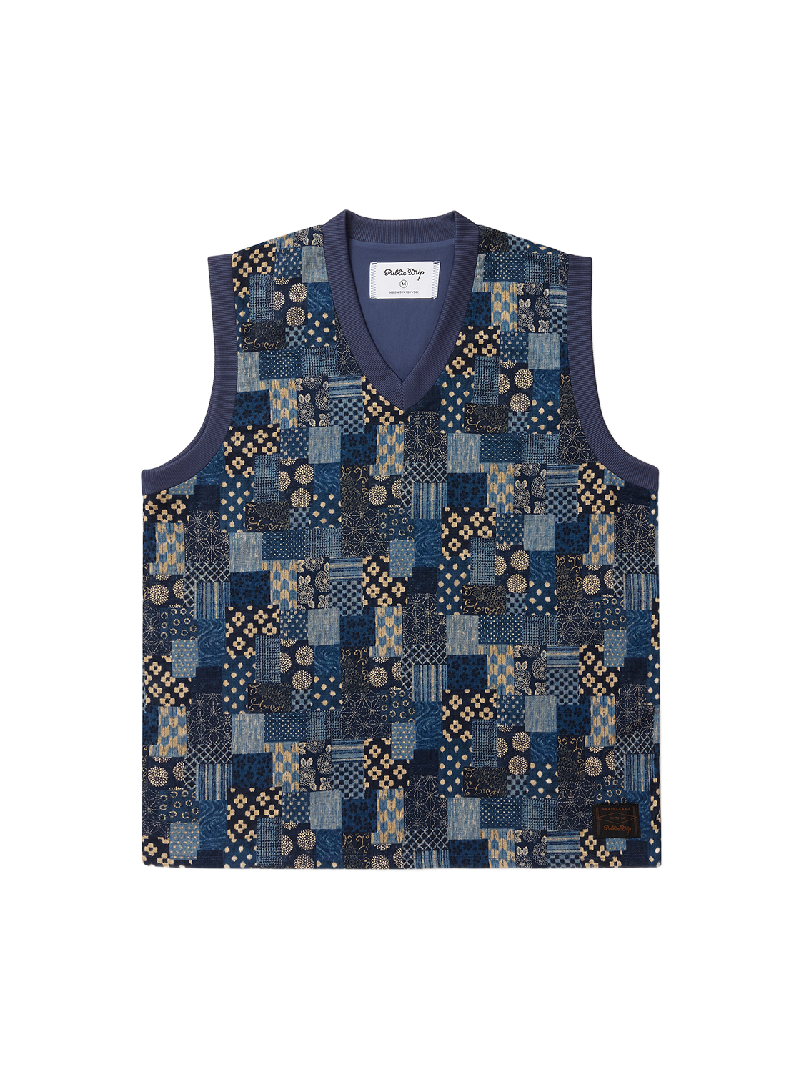 Public Drip Patchwork Swing Vest