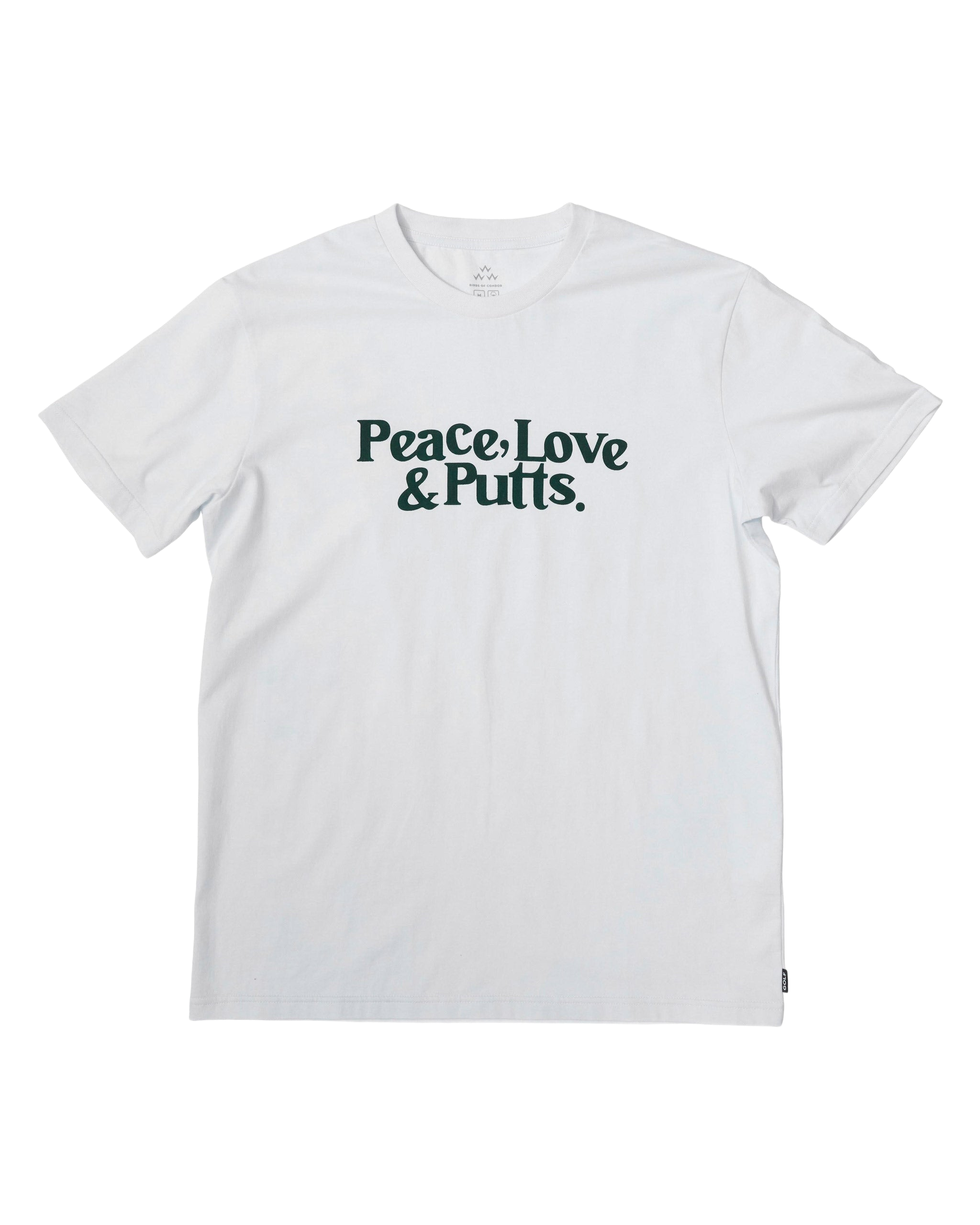 Birds of Condor Peace, Love & Putts T-Shirt